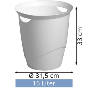 Produktbild für Papierkorb Durable Trend, 1701710010, weiß