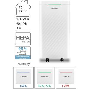 Produktbild für Luftentfeuchter Trotec TTK 27 HEPA, elektrisch
