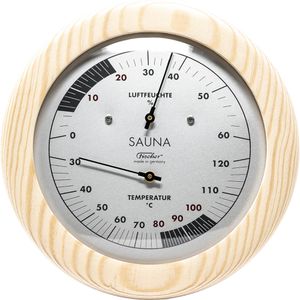 Produktbild für Saunathermometer Fischer-Feingerätebau 196TH-03, Ø 155 mm