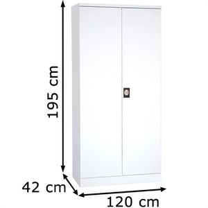 Produktbild für Aktenschrank G-Office FLC.192/N, aus Metall