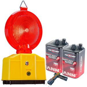 Produktbild für Warnleuchte UvV UVWARN-23, rot, mit 360° LED
