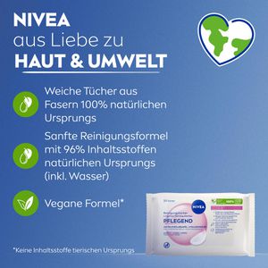 Produktbild für Abschminktücher Nivea Reinigungstücher Pflegend