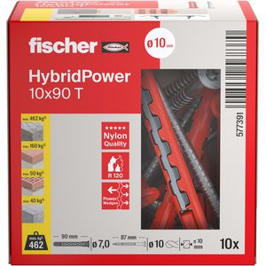 Schrauben-Dübel-Set Fischer 577391, HybridPower