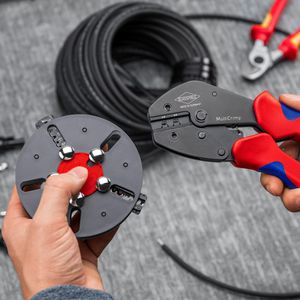 Produktbild für Crimpzange Knipex 97 33 01 MultiCrimp