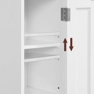 Produktbild für Badschrank Vasagle BBC310W01, weiß