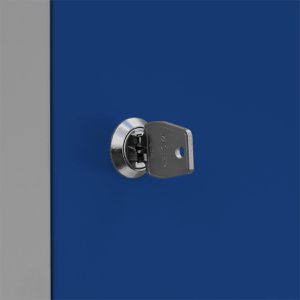 Produktbild für Schließfachschrank Lüllmann 523321, blau