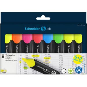 Produktbild für Textmarker Schneider Job 150, 8 Stück