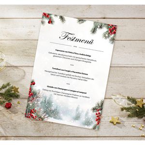 Produktbild für Weihnachtsbriefpapier Sigel DP686, Scandinavian Snow