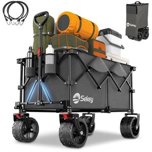 Produktbild für Bollerwagen Sekey XXL Plus FW198, faltbar