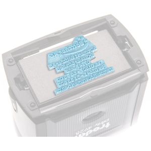 Böttcher-AG Textplatte, für Stempel, für 7 Zeilen