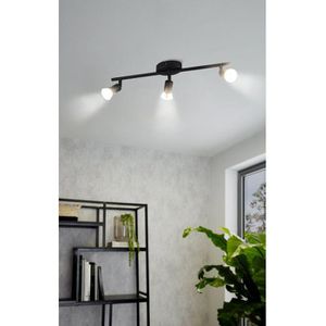 Produktbild für Deckenstrahler Eglo Buzz, schwarz mit LED