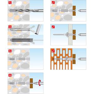 Produktbild für Dübel Tox 016100031, Allzweckdübel Deco 6/41