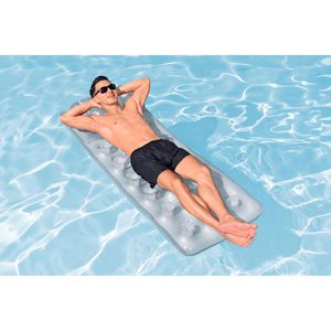 Produktbild für Luftmatratze Bestway 43024 Silver Deluxe, 188 x 71cm