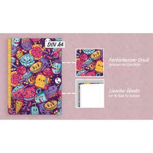 Produktbild für Notizbuch RNK Sweets, 46810, Karton Hardcover