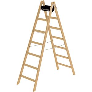 Stehleiter MUNK 33214, beidseitig begehbar