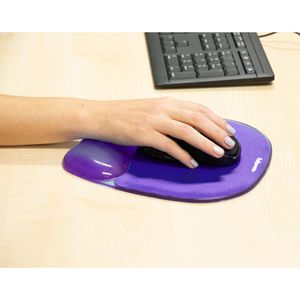 Produktbild für Mauspad Fellowes Crystals Gel, 91441, violett