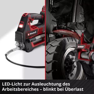 Produktbild für Fettpresse Einhell 4522300, TP-GR 18/690, Druckluftpresse
