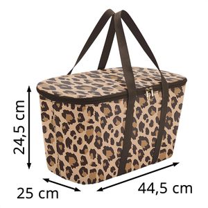Produktbild für Kühltasche Reisenthel Coolerbag leo macchiato, faltbar