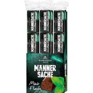 Niederegger Minischokolade Männersache, Mint Flash, gefüllte Schokoladen-Spezialitäten, 60 Stück, 750g