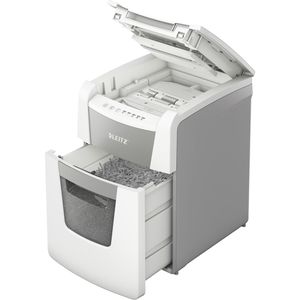 Produktbild für Aktenvernichter Leitz 8012 IQ Autofeed Small Office 100, weiß