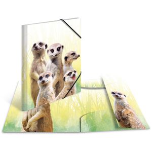 Zeichenmappe Herma 19971, Erdmännchentruppe, A3