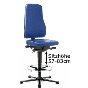 Produktbild für Arbeitsstuhl bimos All-In-One, Highline 3, blau