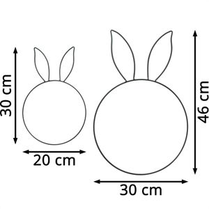 Produktbild für Osterdeko Frank-Flechtwaren 770810, 2 Stück