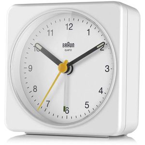 Produktbild für Wecker Braun BC03W weiß, analog