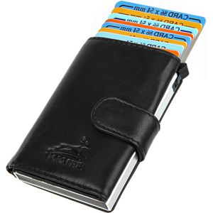 Kreditkartenetui FaVolmer VO24BL, Echt Leder