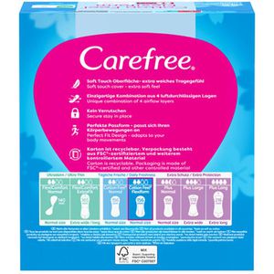Produktbild für Slipeinlagen Carefree Cotton Flexiform