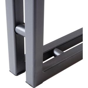 Produktbild für Schreibtisch Mendler HWC-A27, braun / schwarz