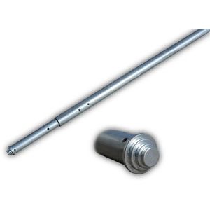 Produktbild für Rundsperrbalken NTG LS8960 Aluminium, gefedert mit Kombizapfen