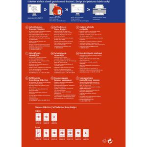 Produktbild für Namensetiketten Zweckform L4784-20, weiß