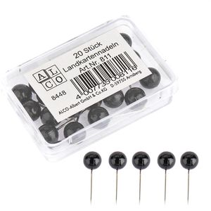 Markierungsnadeln Alco 811, schwarz