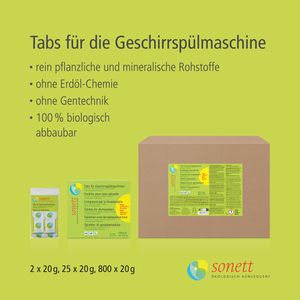 Produktbild für Spülmaschinentabs Sonett DE4028