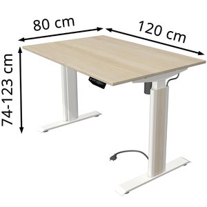 Produktbild für Schreibtisch Kerkmann Move 1 advance, ahorn