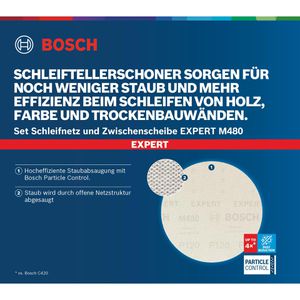 Produktbild für Schleifpapier Bosch Expert M480 Körnung 80-180 Set