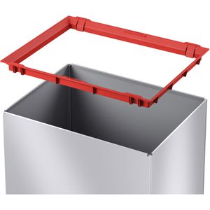 Produktbild für Mülleimer Hailo Big-Box Swing L, silber