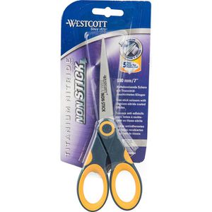 Produktbild für Büroschere Westcott Non Stick, E-30670, 18 cm