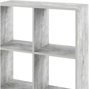 Produktbild für Bücherregal Vicco Tetra, beton grau