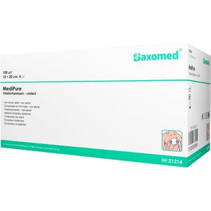 Produktbild für Vlieskompressen Saxomed MediPure, 4-lagig, unsteril