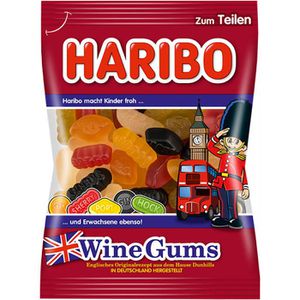 Fruchtgummis Haribo Wine Gums