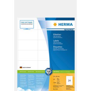 Produktbild für Universaletiketten Herma 4414 Premium, weiß