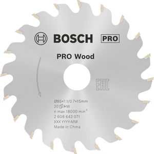 Kreissägeblatt Bosch PRO Wood, 2608643071