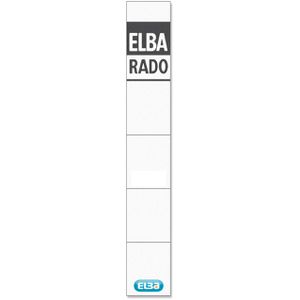 Rückenschilder Elba 100420961 rado plast, weiß