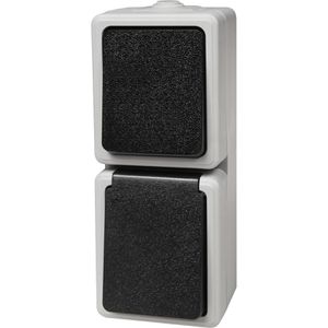 Steckdose McPower Taff, IP44, Aufputz