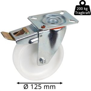 Produktbild für Schwerlastrolle Dörner+Helmer 728571, Lenkrolle