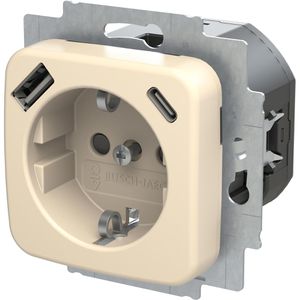 Produktbild für Steckdose Busch-Jaeger 20 EUCB2USBAC-212, Duro 2000, Unterputz