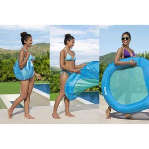 Produktbild für Luftmatratze Bestway 43551 Flex n Fold Poolmatte, 106 x 105cm