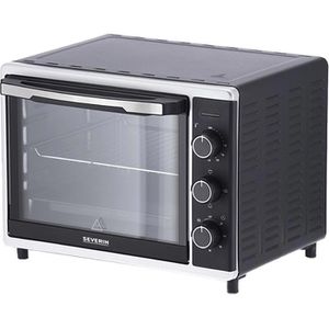 Severin Minibackofen TO 2056, 1600 Watt, mit Drehspieß, schwarz, 30 Liter
